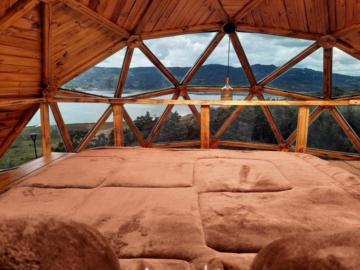 Benigno Mirador Acomodação com café da manhã Guatavita Exterior foto