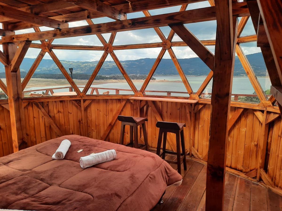 Benigno Mirador Acomodação com café da manhã Guatavita Exterior foto