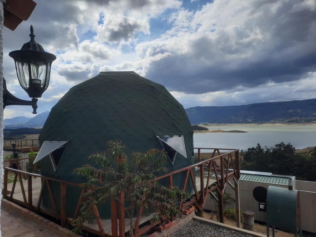 Benigno Mirador Acomodação com café da manhã Guatavita Exterior foto