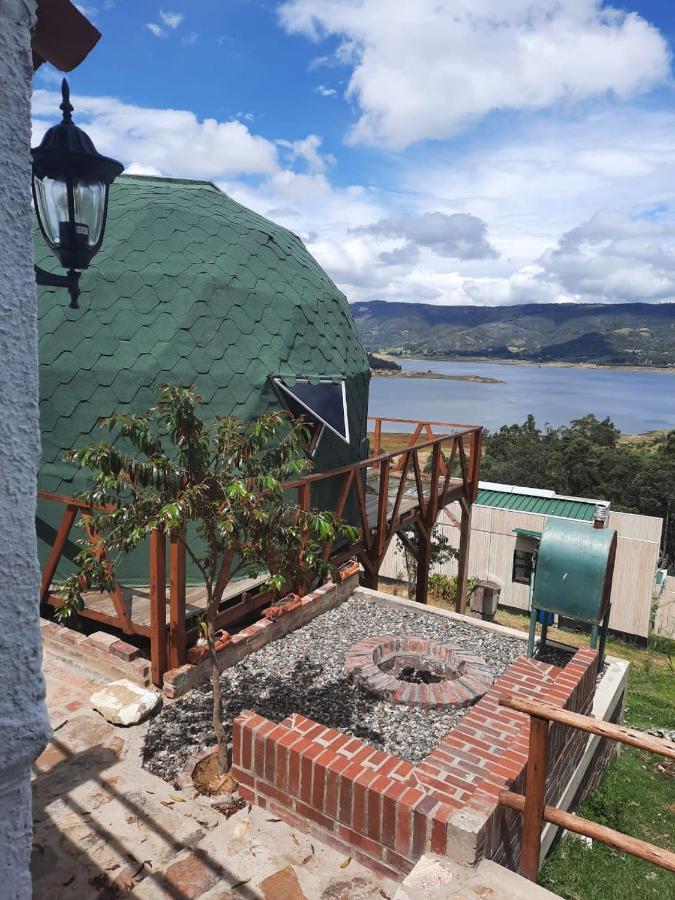 Benigno Mirador Acomodação com café da manhã Guatavita Exterior foto