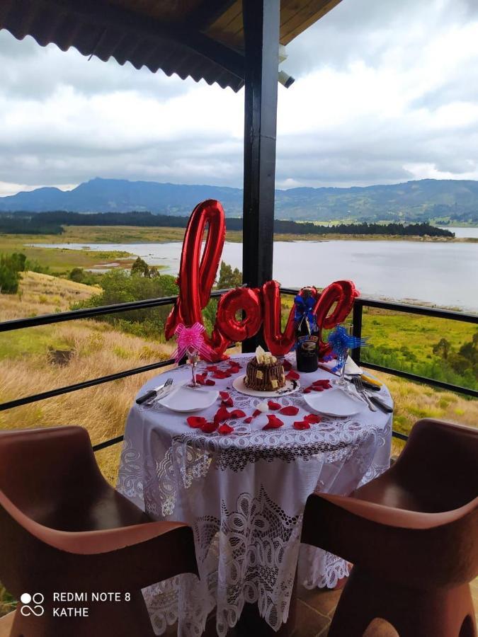 Benigno Mirador Acomodação com café da manhã Guatavita Exterior foto