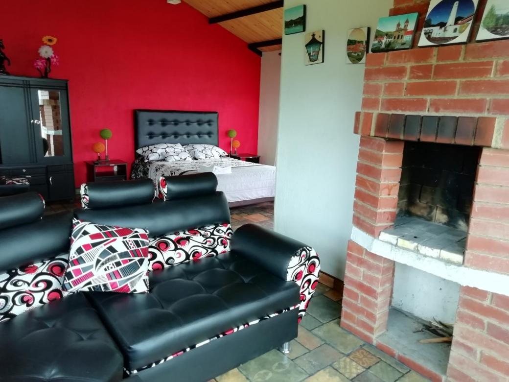 Benigno Mirador Acomodação com café da manhã Guatavita Exterior foto
